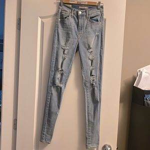 Levi’s Mile High Super Skinny Jeans Size 25